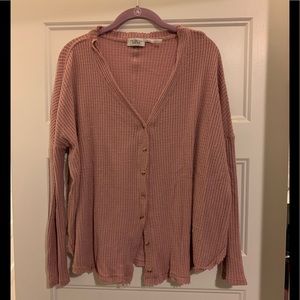 Oversized button up thermal